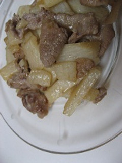 豚肉と山芋のサッパリコク炒め-レシピのメイン写真
