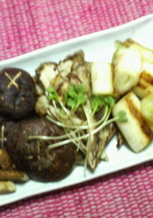 焼きｷﾉｺと焼きおﾈｷﾞ-レシピのメイン写真