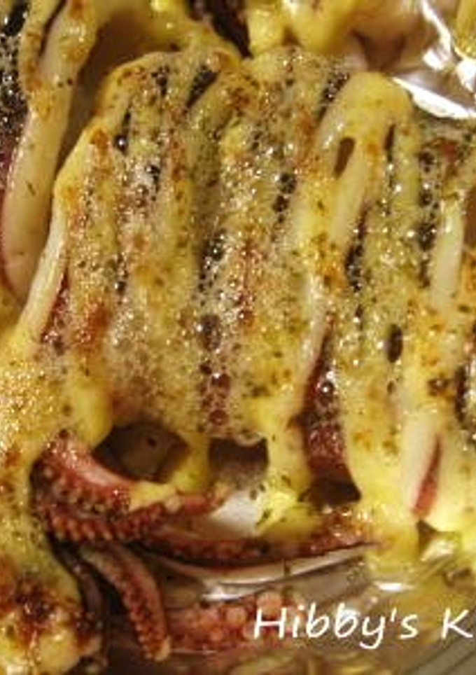 イカのマヨネーズ焼き♪魚焼きグリルで。-レシピのメイン写真