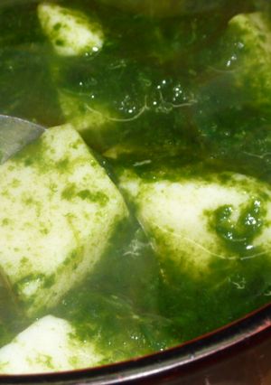 ほうれん草と豆腐のとろろ汁☆-レシピのメイン写真