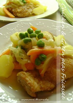 鶏肉とグリンピースのクリームソテー-レシピのメイン写真