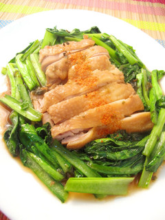 塩昆布とお酢で♪鶏肉と小松菜の煮物-レシピのメイン写真