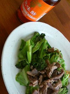 辛子とお酢でさっぱり肉野菜炒め-レシピのメイン写真