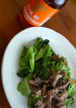 辛子とお酢でさっぱり肉野菜炒め-レシピのメイン写真