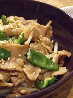 *簡単 豚肉丼* お手伝いに^^-レシピのメイン写真