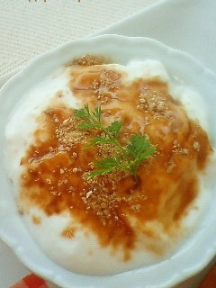 離乳食中期〜☆ティラミス風ヨーグルト-レシピのメイン写真