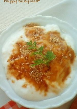離乳食中期〜☆ティラミス風ヨーグルト-レシピのメイン写真