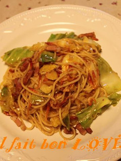 さっと!キャベツと桜エビのパスタ-レシピのメイン写真
