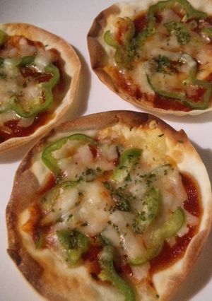 *餃子の皮de簡単ピザ*-レシピのメイン写真