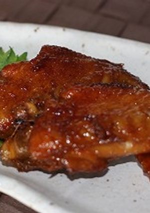 照り照り、すっぱおいしい、手羽先の黒酢煮-レシピのメイン写真