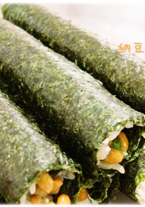 納豆チーズ海苔巻き-レシピのメイン写真