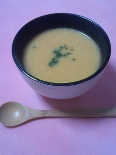 ニンジンとカボチャの豆乳スープ-レシピのメイン写真