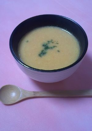 ニンジンとカボチャの豆乳スープ-レシピのメイン写真