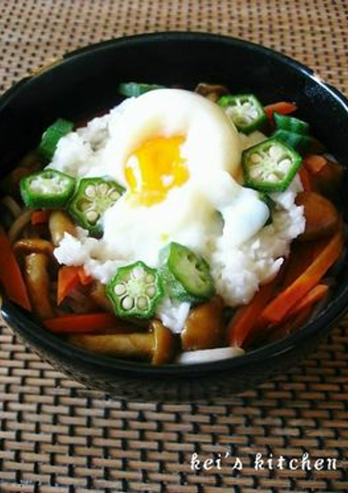 なめことろろ蕎麦-レシピのメイン写真
