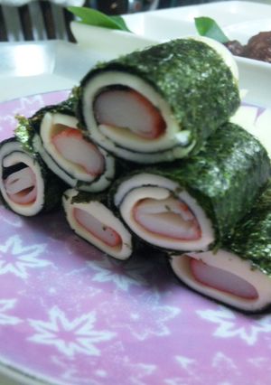 お弁当に♪チーズカニカマののり巻き♪♪-レシピのメイン写真