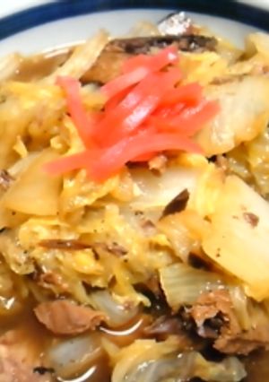 簡単缶詰おかず★白菜とさんまの蒲焼煮★-レシピのメイン写真