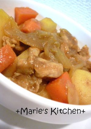 豚肉で♪カレー味の肉じゃが-レシピのメイン写真
