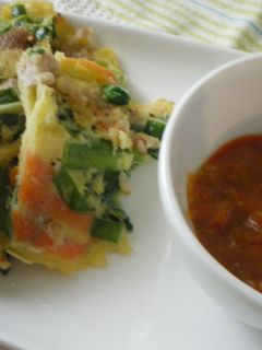 残り野菜チヂミ~キューピーソースで豪華に-レシピのメイン写真