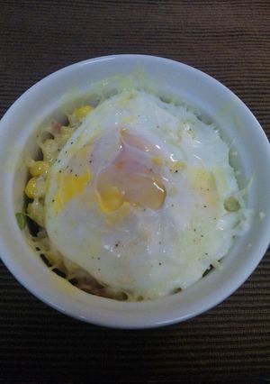 レンジで簡単！朝ごはん♪半熟卵のココット-レシピのメイン写真