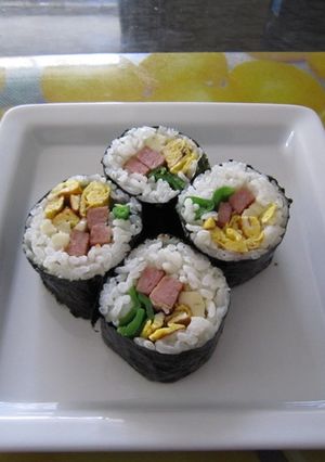 ピリ辛チーズ味のキンパ-レシピのメイン写真