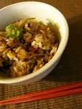 ☆牛蒡と人参、生姜の炊き込みご飯