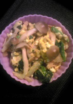 葉野菜と、しめじorベーコン＆コーン炒め-レシピのメイン写真