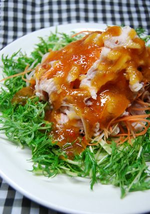具のソースで野菜たっぷり豚しゃぶ-レシピのメイン写真