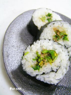 菜の花漬けの海苔巻き ♪-レシピのメイン写真