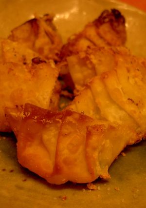 納豆キムチーズ☆ネバネバサクサク揚げ餃子-レシピのメイン写真