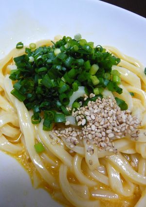 バター醤油最高～ぶっかけネギうどん☆-レシピのメイン写真