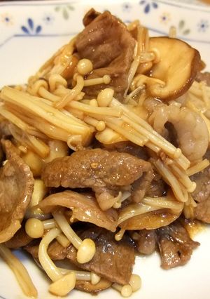牛肉とえのきのオイスターソース炒め-レシピのメイン写真