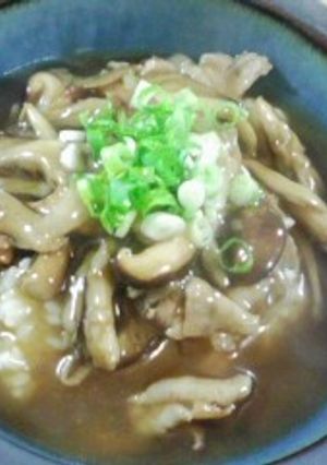 美味！きのこのあんかけ丼-レシピのメイン写真