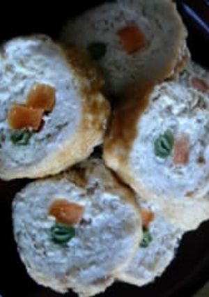 鶏ミンチロール煮-レシピのメイン写真