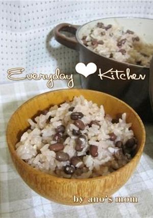 ル・クルーゼで炊くお赤飯❤-レシピのメイン写真