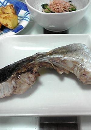 ふわ旨!!かんぱちのカマの塩焼き-レシピのメイン写真
