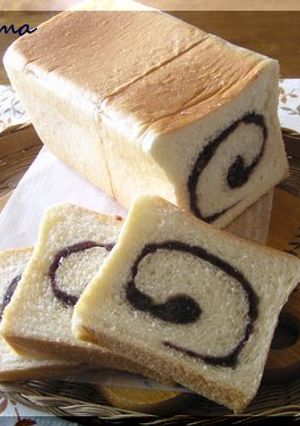 あん食♪(あんこ渦巻き食パン)-レシピのメイン写真