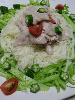 豚しゃぶサラダそうめん-レシピのメイン写真