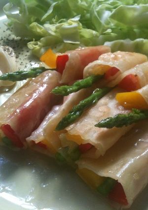 春色野菜の餃子ロール-レシピのメイン写真