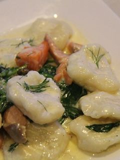 春の第2弾。サーモンのクリーム・ニョッキ-レシピのメイン写真