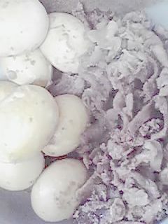 簡単☆豚肉とタマゴの煮物-レシピのメイン写真