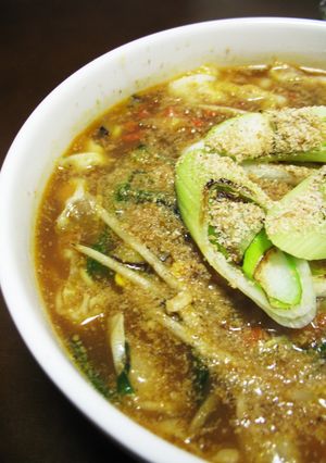 ごまたっぷり！カレーうどん-レシピのメイン写真