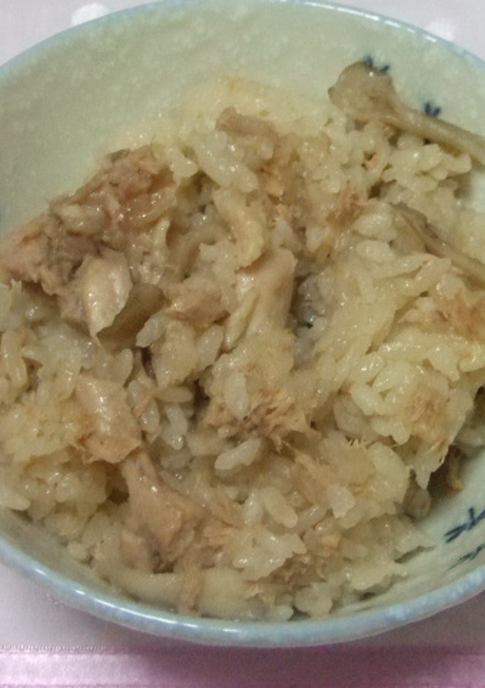 ほくほく♪ツナと舞茸と鶏の炊き込みご飯-レシピのメイン写真