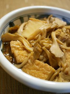 厚揚げと舞茸の煮物-レシピのメイン写真