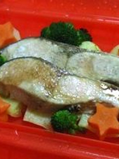 ルクエで♡鮭のバターしょうゆ-レシピのメイン写真