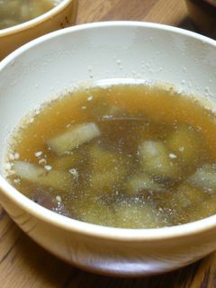 生姜でポカポカ★ナスと白菜の中華風スープ-レシピのメイン写真