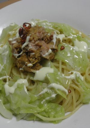 春キャベツとカレーツナのパスタ-レシピのメイン写真