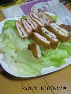 鶏ささみのはさみ揚げ*-レシピのメイン写真