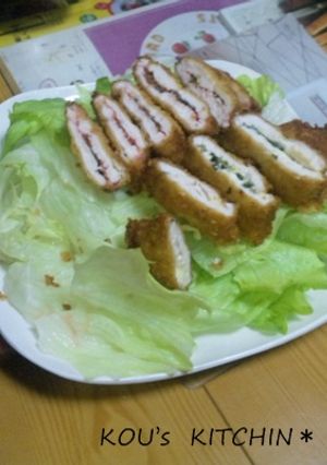 鶏ささみのはさみ揚げ＊-レシピのメイン写真