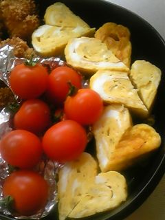 お弁当に♪うちの定番!ハートの卵焼き☆-レシピのメイン写真