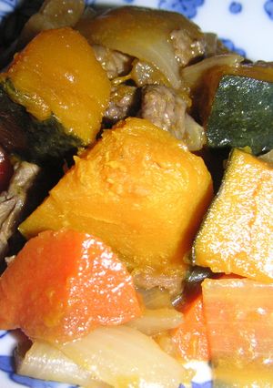 肉かぼちゃ-レシピのメイン写真